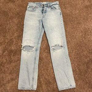 Zara light was jeans